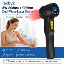 8W Class 4 Cold Laser Physiotherapy 808nm 905nm for Rotator Cuff Injury Pain