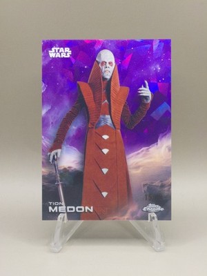 2025 TOPPS CHROME STAR WARS TION MEDON #183 PURPLE SAPPHIRE #15/15 BOOKEND