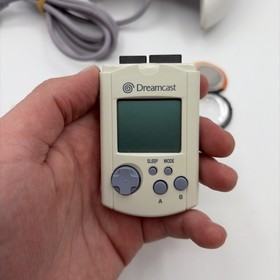 Sega Dreamcast Controller HKT-7700 White Tested  With VMU And New Batteries 