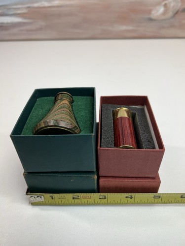 2 Kaleidoscopes - Van Court 12 Gauge Shell Brass Wood & Dragon Fly Wood 1987 - Picture 8 of 12