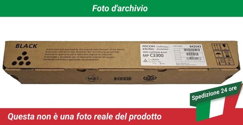 842043 Ricoh Aficio MP C2800 Cartuccia del Toner Nero