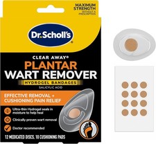 Dr. Scholl's Clear Away Plantar Wart Remover Hydrogel Bandages for Feet - Clinic
