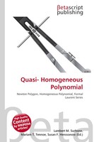 Quasi- Homogeneous Polynomial Lambert M. Surhone (U. A.) Taschenbuch Englisch