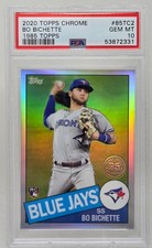 2020 Topps Chrome BO BICHETTE 1985 Refractor Rookie Card PSA 10 Gem Mint