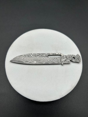 60 HRC VG10 Damascus Steel Main Blade & Wood Saw   2-in-1 Precision CNC Replacem