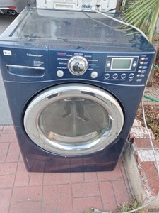 LG DLGX8388NM Blue Front-Load Vented Natural Gas Dryer Freestanding
