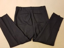 Womens Ann Taylor Wool Dress Pants 6 Black Slack Chino Trouser Khaki