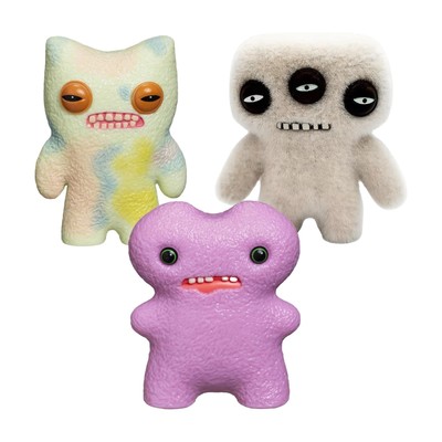 Fuggler 6.3cm Figur 3-Pack Licht Multi, Pink, Grau