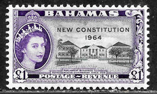 HICK GIRL- MNH. BAHAMAS STAMP SC#200 1964 QUEEN ELIZABETH II E519