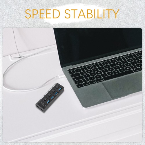 Powered Usb Hub External Hard Drives Usb Data Hub Computer Hub - 第 4/12 張圖片