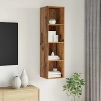 Tv-Schrankset 37 X 37 X 142,5 Cm Altholz Holzwerkstoff