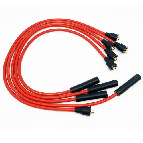 Hardcore 8mm Silicone Performance Red HT Leads for Ford Pinto 1.3 1.6 1.8 2.0 - Picture 6 of 6