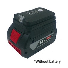 LED Battery Adapter for Bosch 18V Li Ion Battery with USB Power Output