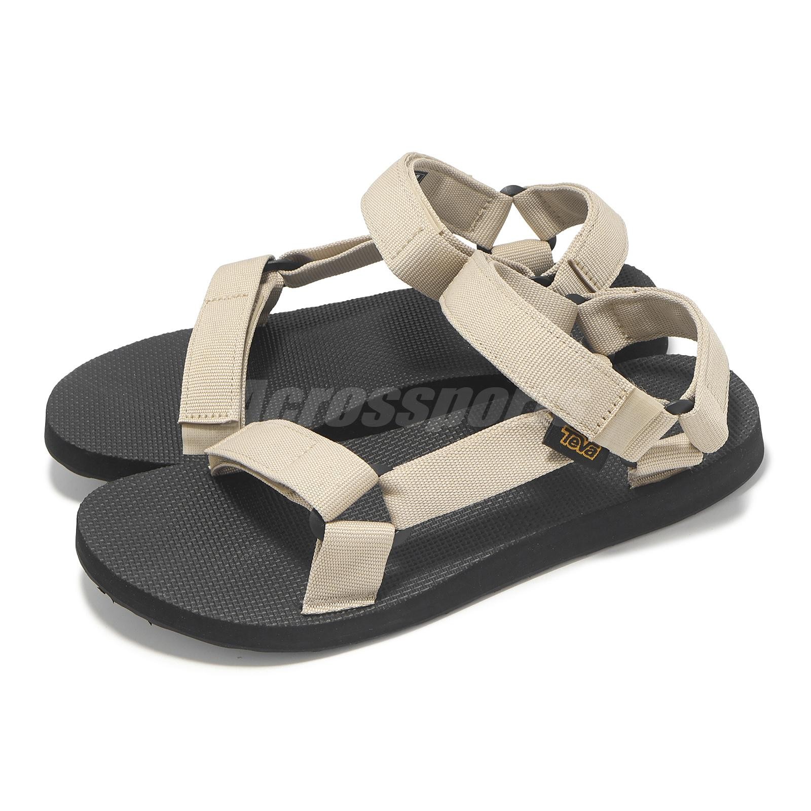 Teva M Original Universal Beige Black Men Casual Strap Sandal 1004006-WPPP