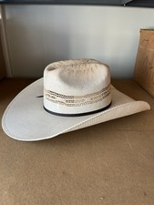 Twister Men's Tan Bangora Straw Cowboy Hat T71624 6- 7/8 Very Nice