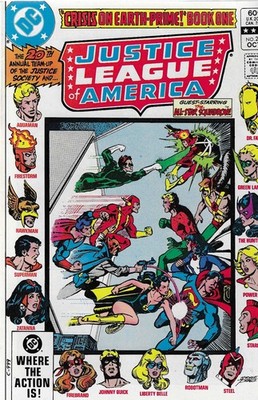 Justice League of America (Vol.1) No.207 1982 JLA JSA All-Star Squadron Team-up