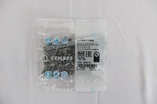 Cembre PKT7508-TUBETTO TERMINALE 'TWIN', PREISOLATO IN PA6, GRIGIO, 6C.DA 100 PZ