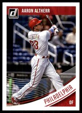 Aaron Altherr 2018 Donruss #124 Phillies MLB READ FREE SHIPPING AutographDen