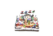 Evolution Electric Vehicles 21" LED Animated Christmas Musical Town Display