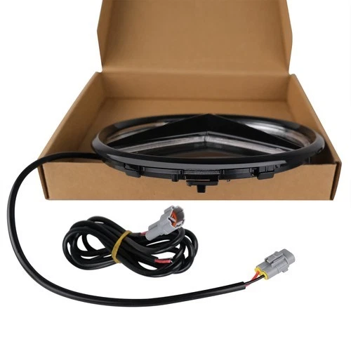 Fit For Mercedes-Benz 2020-22 W213 E350 Led Black Front Grill Light Star Emblem - Image 4 of 4