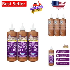 Trusted 3-Pack Aleene's Tacky Glue - 8 oz Each for Permanent Crafting Solutions
