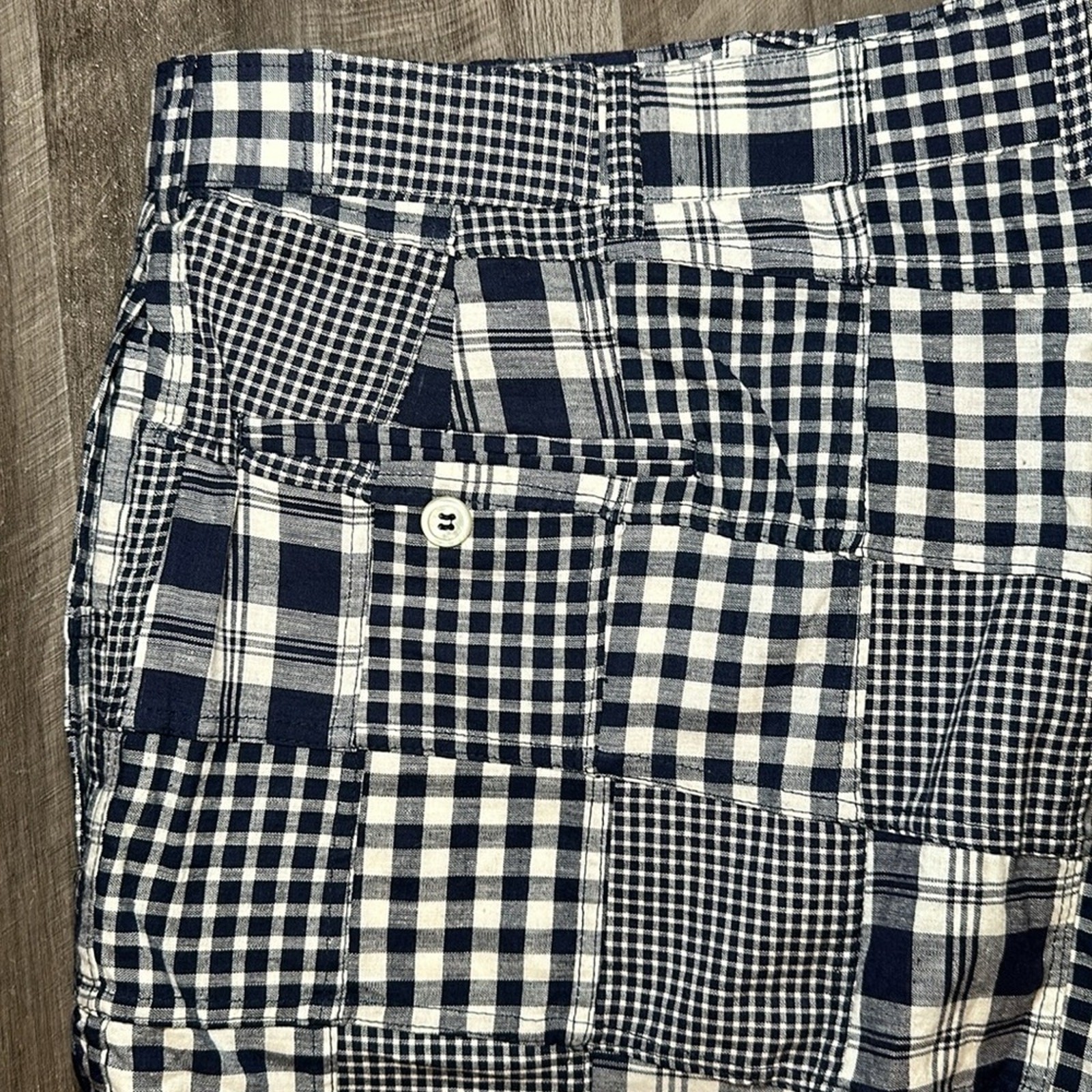 Patchwork Shorts - 40 - image 3