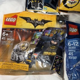 LEGO Lot 4 Poly Bag Rare 5004929 , 30301 , 211701 , 5004930 Batman Exclusive New