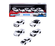 Majorette � Nissan All-White Giftpack � 5-Car Set � Brand New � Free UK P&P