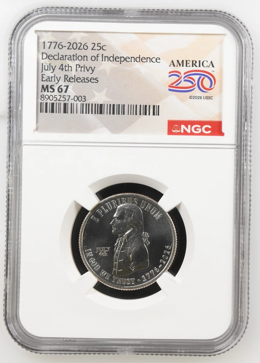 NGC Grade MS 67 US Quarters for sale | eBay