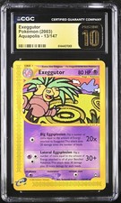 2003 Aquapolis Exeggutor 13/147 CGC PRISTINE 10 Pokemon on eBay