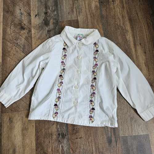 Girls’ Y2K Gymboree Embroidered Shirt & Gap Shorts Set – Size 3T • Vintage - Picture 4 of 9
