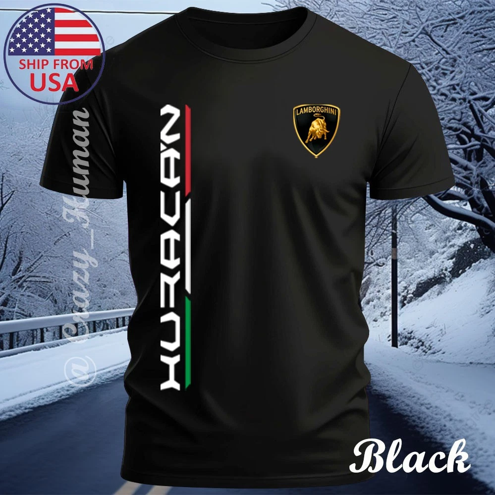 LAMBORGHINI HURACAN Design Funny T-Shirt All Size Made In USA Free Shipping