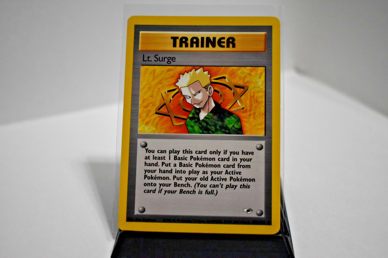 Pokémon TCG - Lt. Surge 101/132 Gym Heroes Unlimited - NM