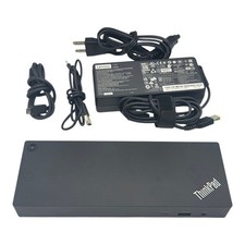 Lenovo ThinkPad Universal Thunderbolt 4 Dock DK2131 40B0 w/ 135W Charger TESTED