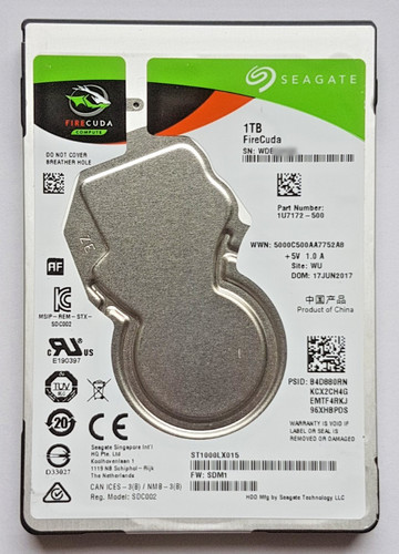 1 TB SATA Seagate Firecuda Compute SSHD ST1000LX015 5400rpm 128MB 2.5 Festplatte