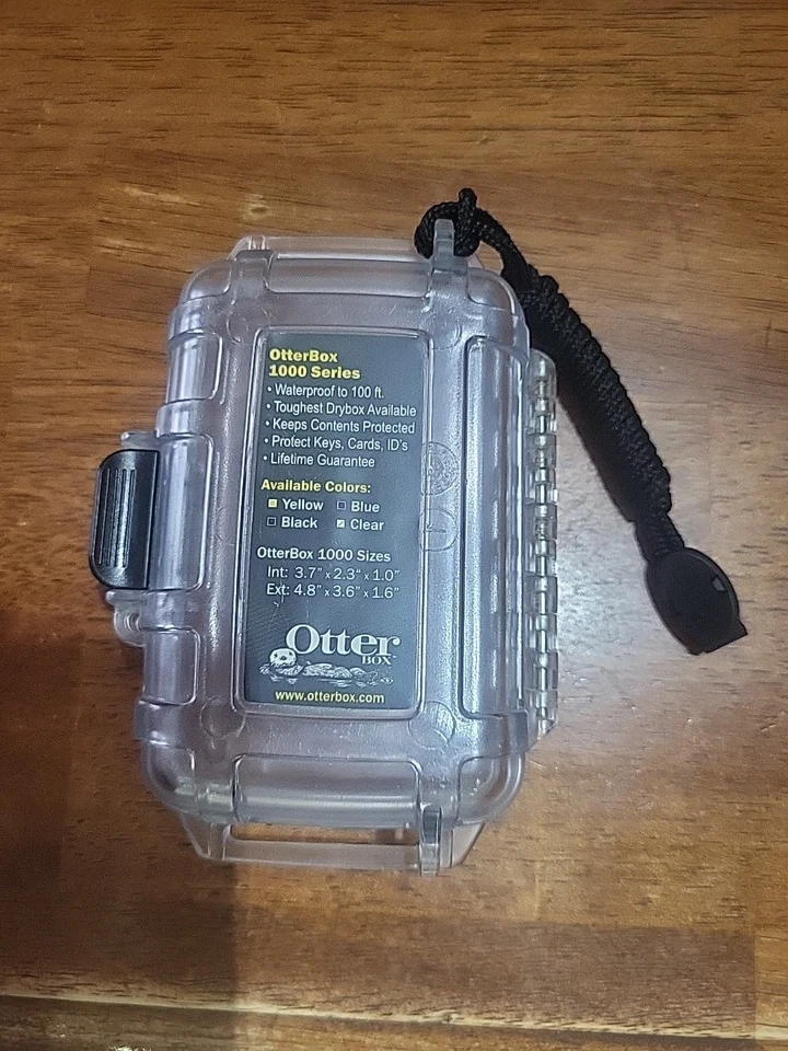 OtterBox 1000 Series Impermeable A Prueba de Aplastamiento Caja Seca Estuche Transparente Foto 4 de 4