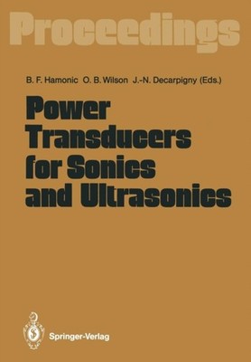 Hamonic - Power Transducers for Sonics and Ultrasonics - New paperback - X555z