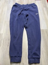 Vintage Y2K Nike Sweatpants Joggers Adult M Navy Blue Embroidered Swoosh