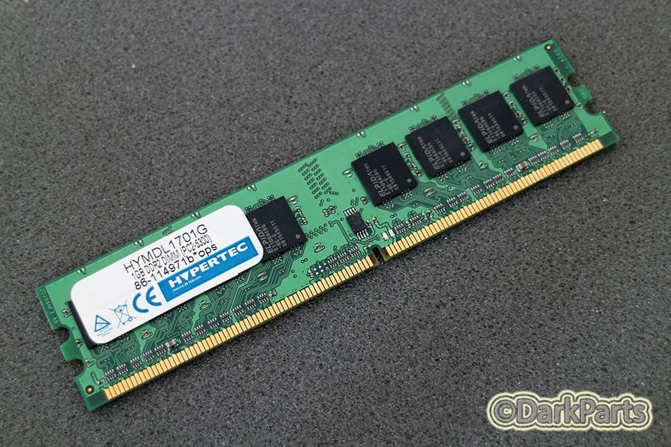 Memoria RAM Hypertec HYMDL1701G 1 GB DDR2 PC2-5300 Foto 1 de 1