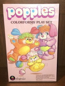 VINTAGE POPPLES COLORFORMS PLAY SET #691 1986