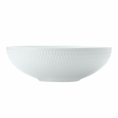 Maxwell & Williams Round Schüssel Diamonds, Salatschüssel, Porzellan, Weiß 22 cm