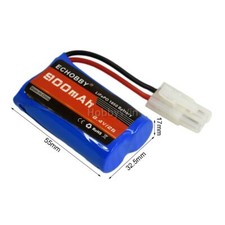 6.4V 2S 900mAh LiFePO Battery KET-2P Nor Male Plug for RC Model Boat Buggy Car