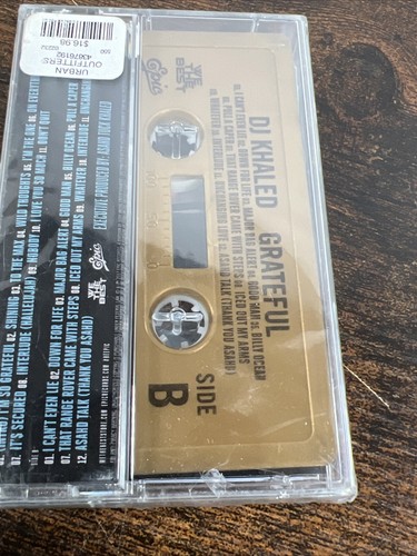 DJ Khaled Grateful SEALED Cassette Tape NEW RARE 2017 Hip Hop Album Exclusive - Picture 6 of 8
