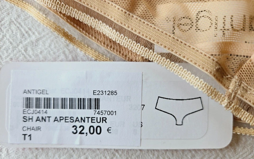 Shorty beige taille 38 EUR (1) Apesanteur Antigel neuf (cal) - Photo 3/3
