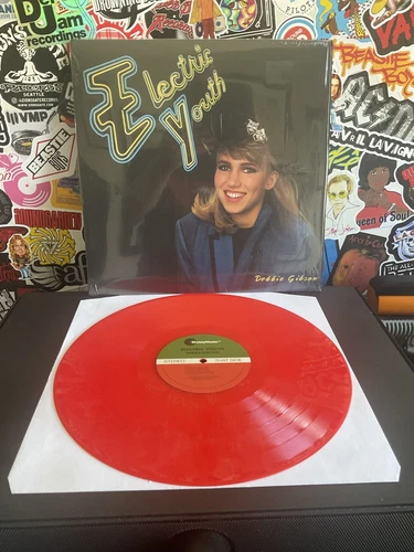 DEBBIE GIBSON Electric Youth VG++ RED VINYL IN SHRINK