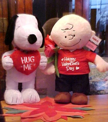 Peanuts Charlie Brown w. a rose & Hug Me /Snoopy CVS Valentines Day Plush | eBay Peanuts Charlie Brown w. a rose & Hug Me /Snoopy CVS Valentines Day Plush | eBay