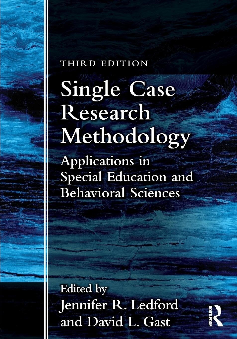 Single Case Research Methodology: Applications in Special Education Paperback