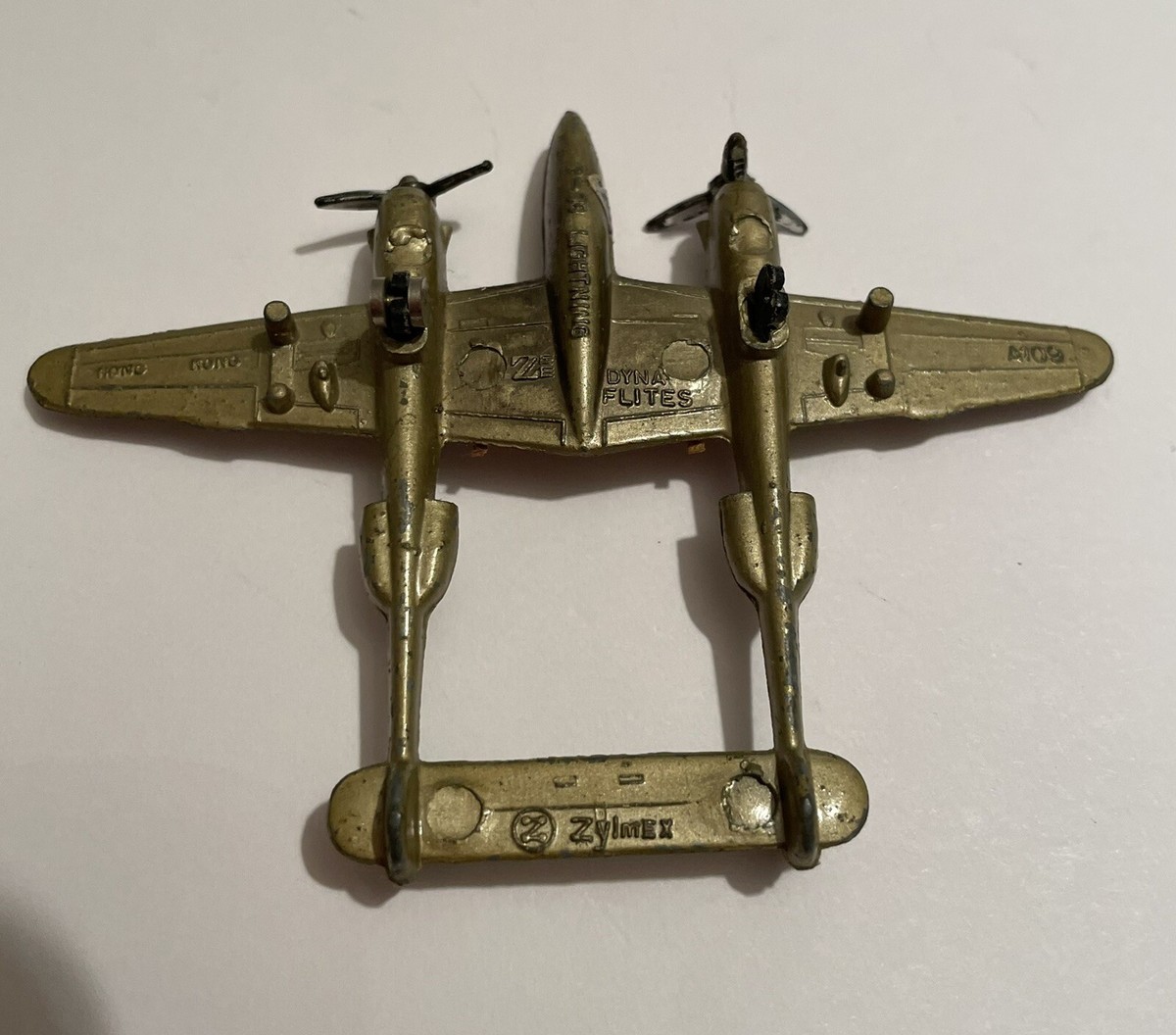 Zylmex Dyna Flites P-38 Lightning ビンテージ VINTAGE Zylmex Dyna Flites P38 Lightning Airplane Nice | eBay