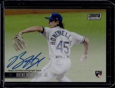 2021 Stadium Club Chrome Autographs Brent Honeywell Jr. RC
