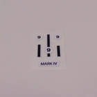 Hot Wheels Redline SIZZLERS MARK IV STICKERS ON WHITE